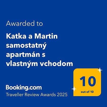Katka A Martin Samostatny Apartman S Vlastnym Vchodom Liptovský Mikuláš 外观 照片